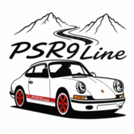 PSR9Line Classic Porsche RS Coaster Set – Pack of 4