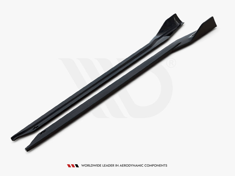 Maxton Design Side Skirts Diffusers — Porsche 911 Turbo S 992