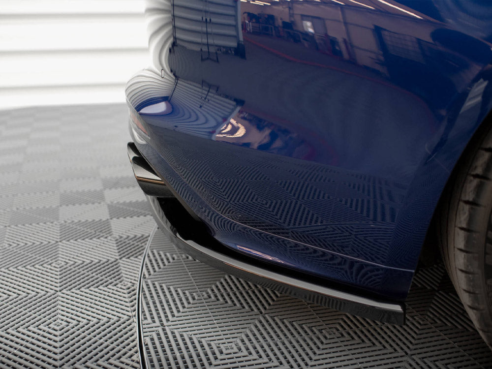 Maxton Design Central Rear Splitter (Vertical Bars) — Porsche Panamera E-Hybrid 971 Facelift