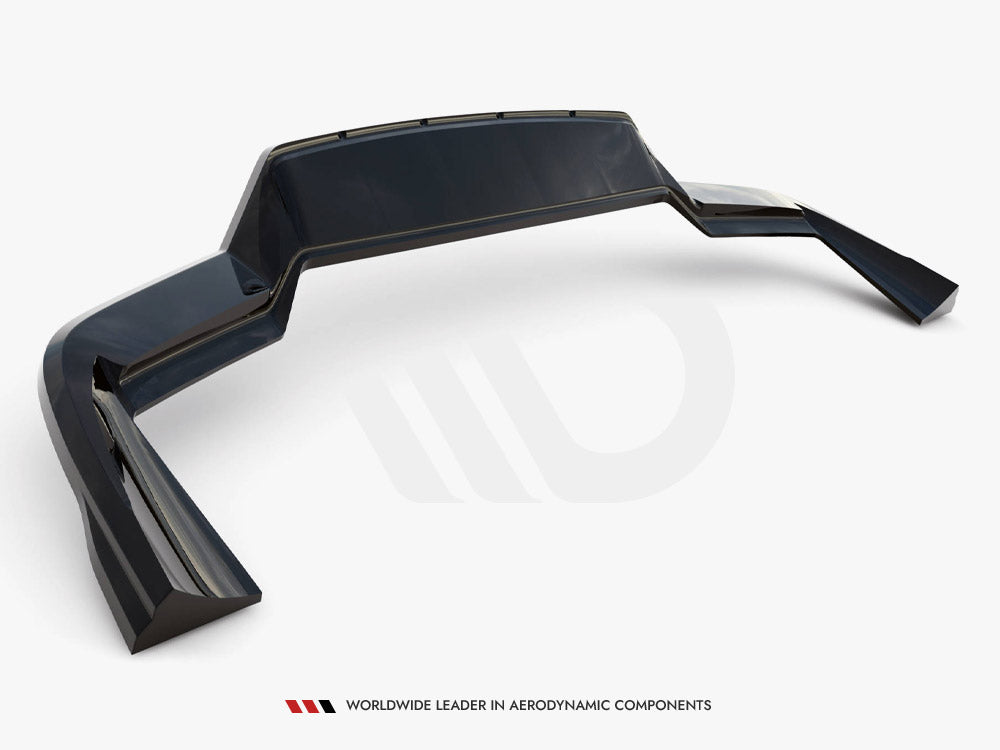 Maxton Design Central Rear Splitter (Vertical Bars) — Porsche Cayenne Sport Design Mk3
