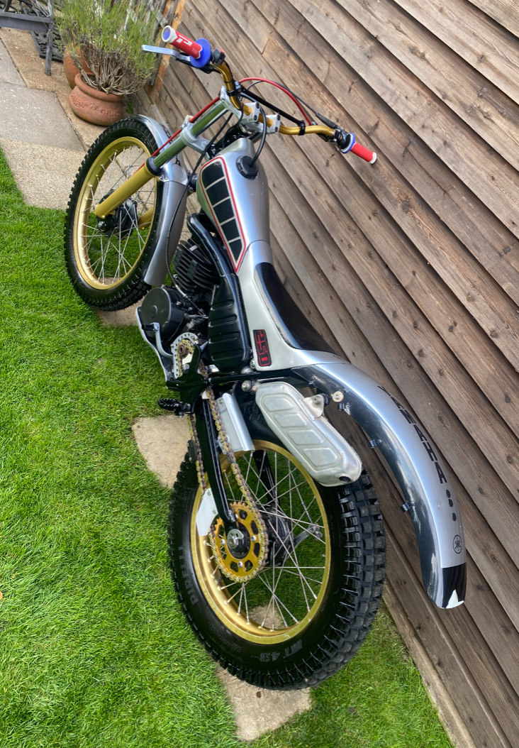 Yamaha TY250 Monoshock — Restored Trials Bike