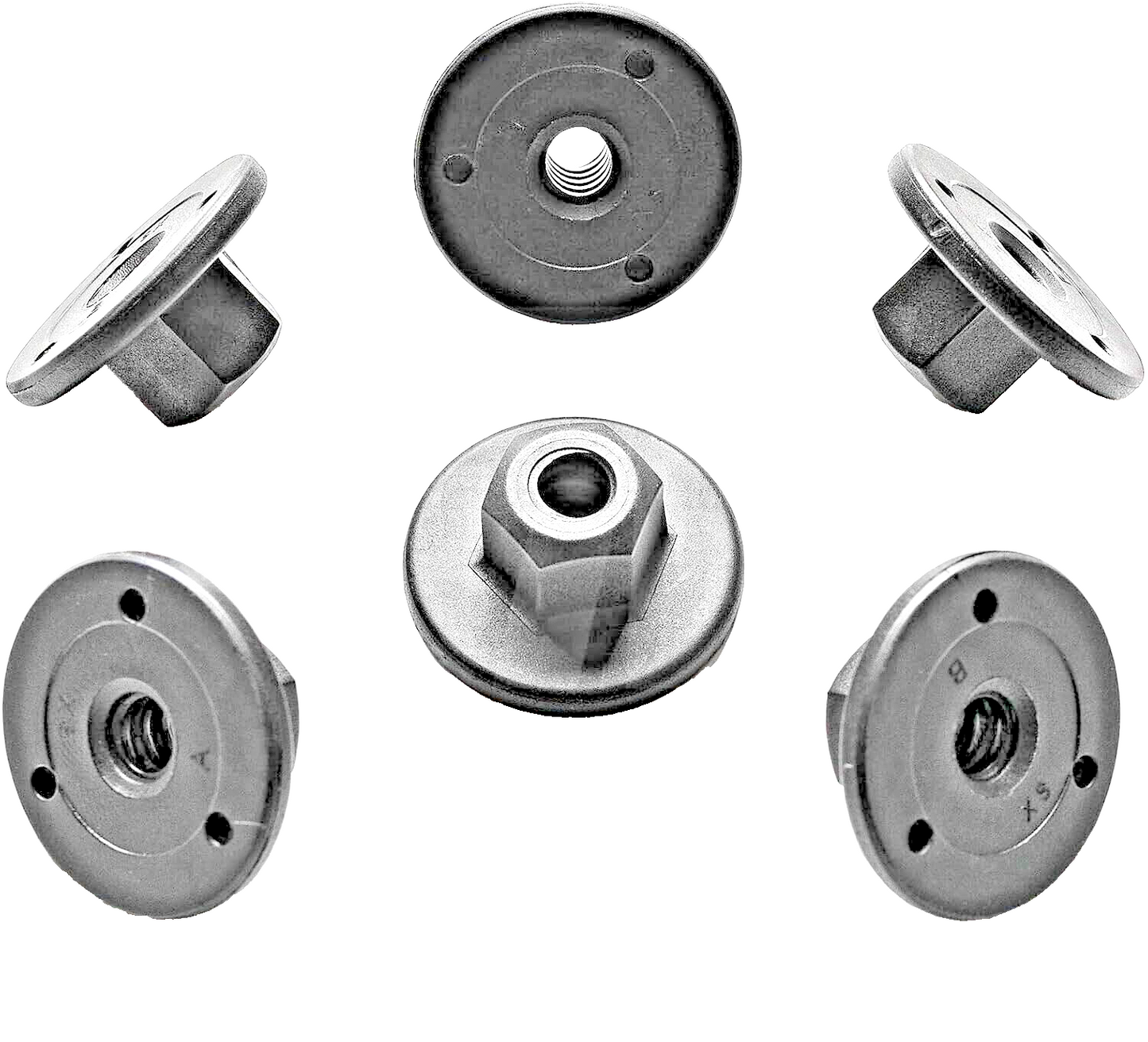 MERCEDES Hex Head Threaded Plastic Nut 10mm Undertray wheel Arch Clip 5p E C A S23