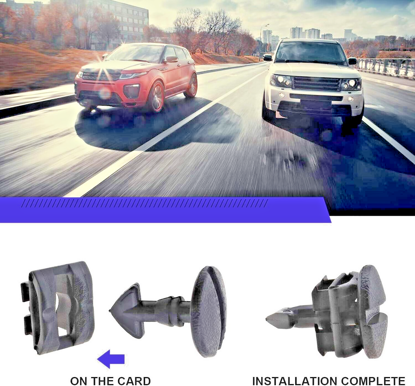 Land Rover Discovery 3 4 Bumper Tow Cover Twist Bolts DYR500010 x215