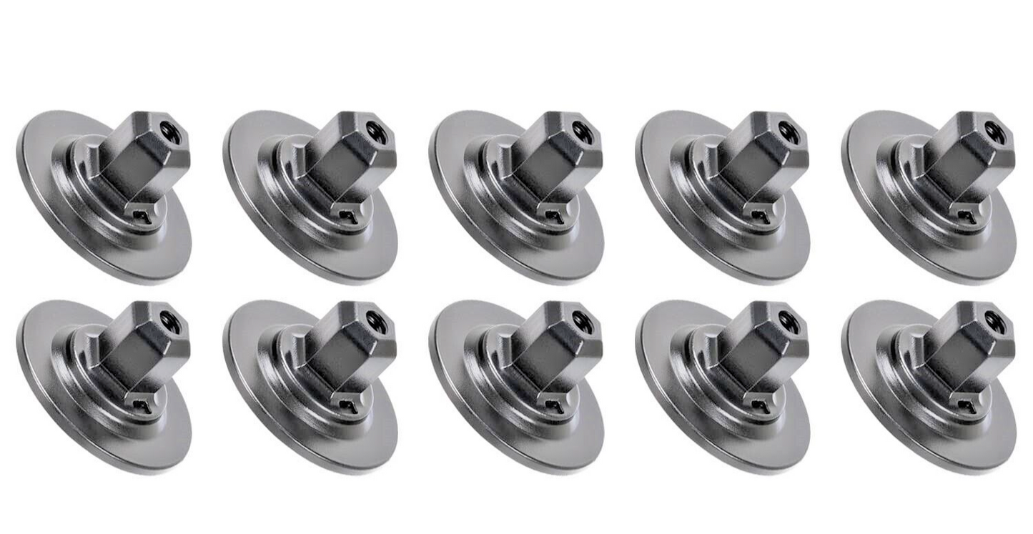 VW Audi Golf A3 Q5 Trim Liner Nut WHT-000-713 for Splash Guard Shield – 10 Pack.9