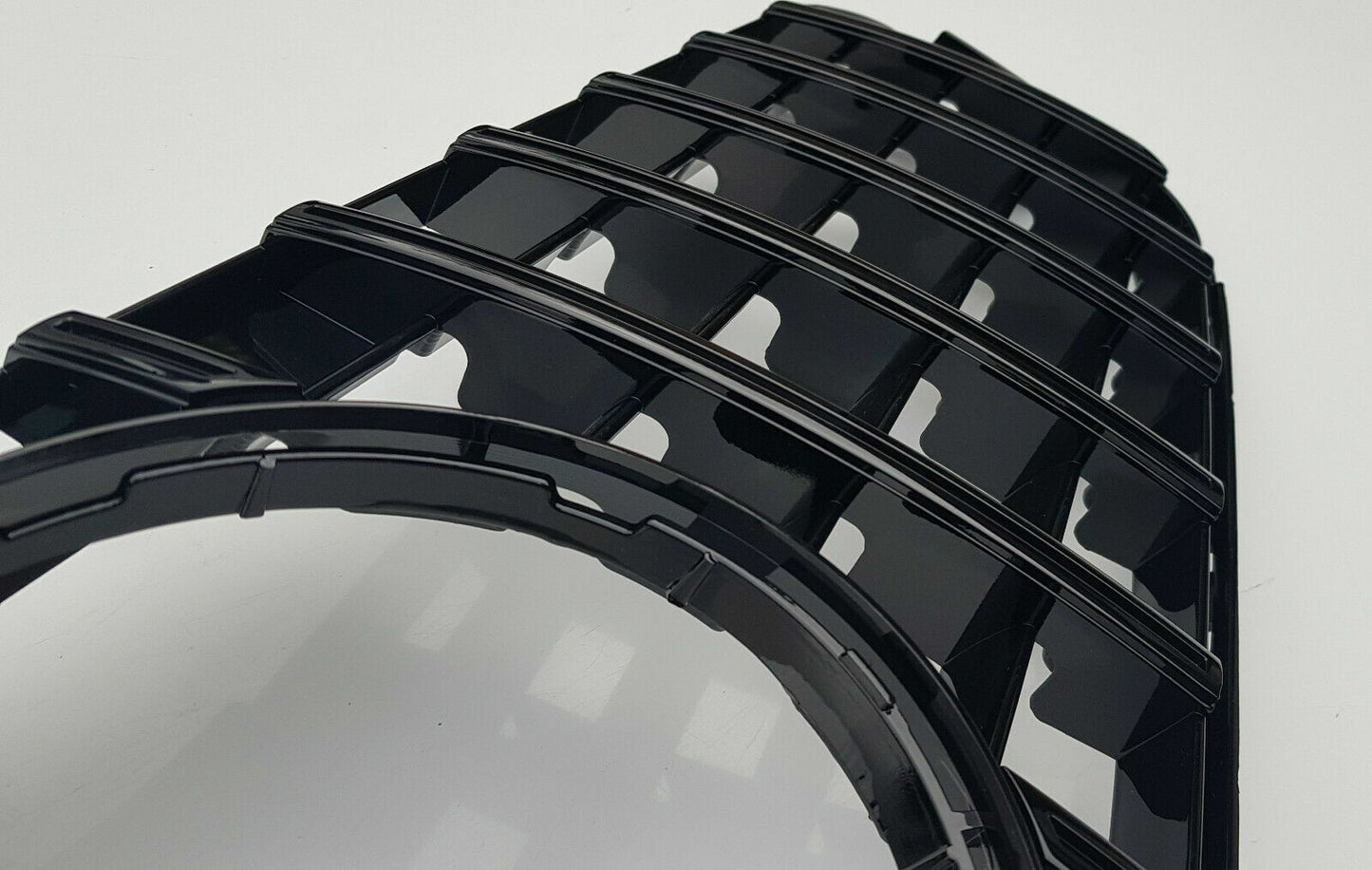 MERCEDES W204 C CLASS BLACK GRILLE AMG GT GTR STYLE 2007-2014 GRILLE GRILL4