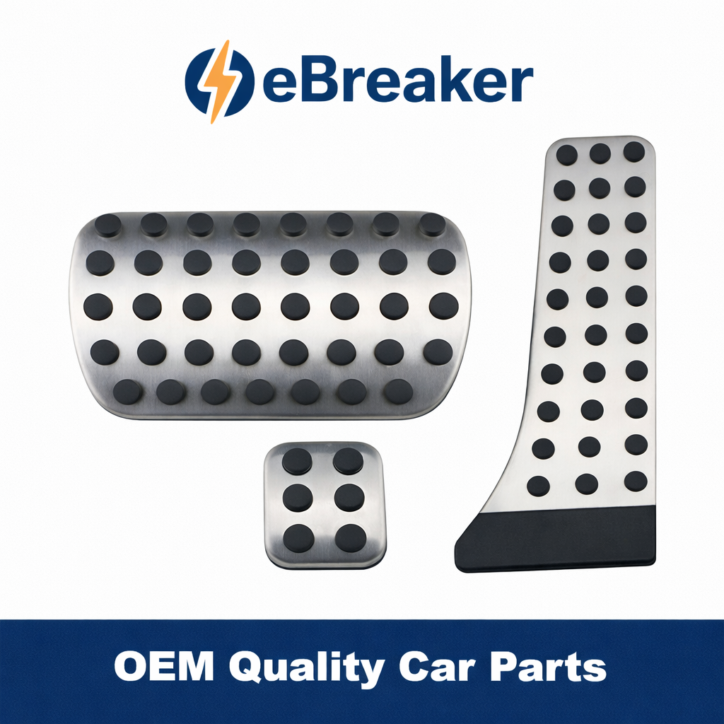 Mercedes AMG Pedals Set 3PCS Stainless Steel Fuel Brake Footrest A C E SL CLS16