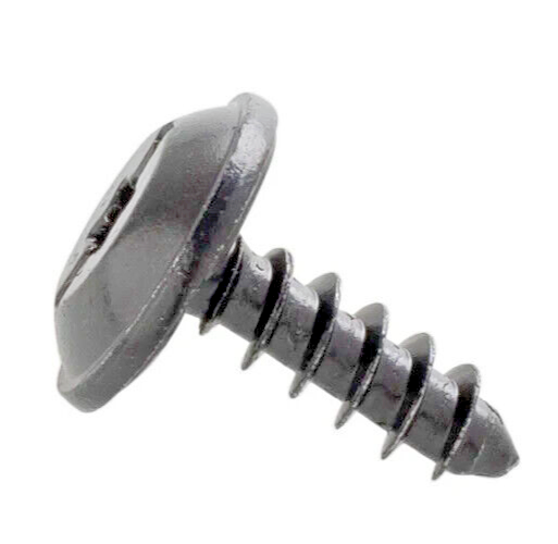 SEAT Slot Head Metal Torx Screw Trim fixing Clip Self Tapping Bolt Black 20 Pcs18