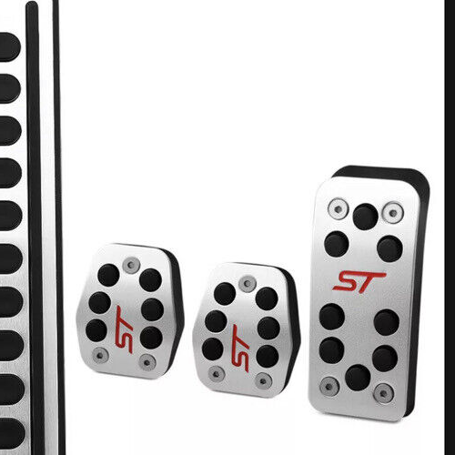 FORD Focus ST Alloy Brake Clutch Accelerator Pedal covers MK2 & MK3 2