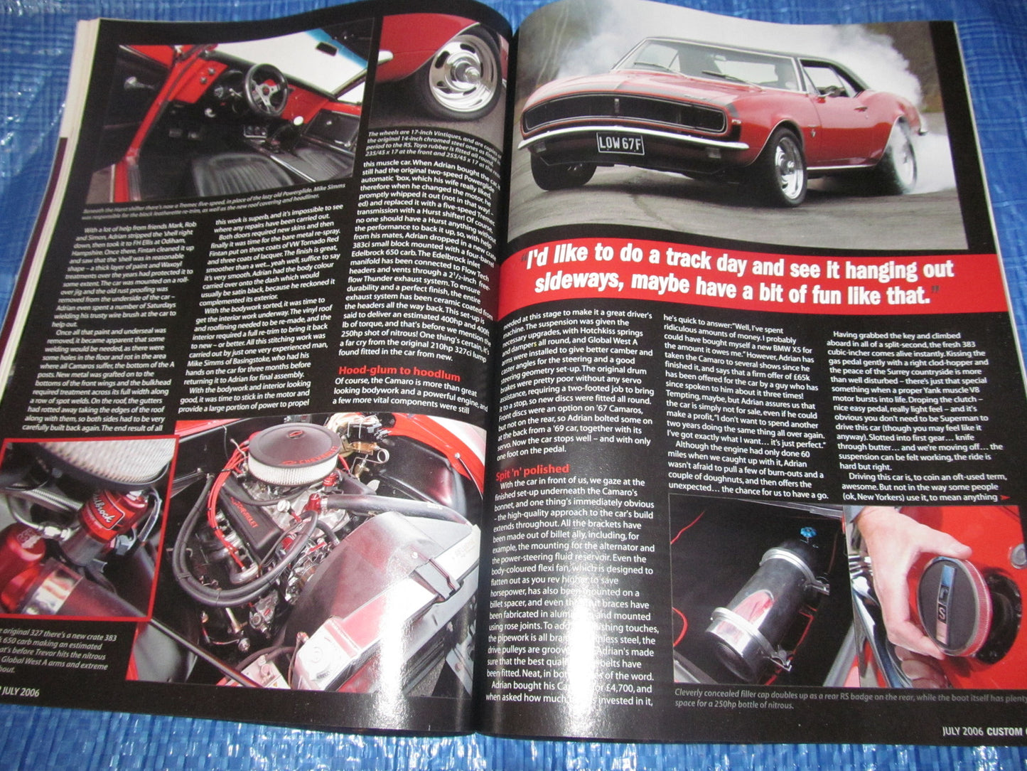 CUSTOM CAR MAGAZINE JULY 2006 / #bk14