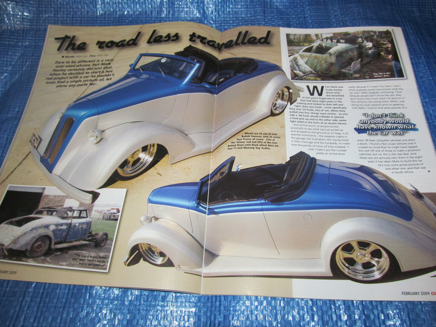 CUSTOM CAR MAGAZINE FEBUARY 2009 / #bk13