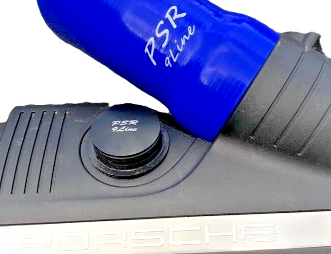Porsche 997 911 Air Box Resonator Bypass Modification Plug & Blue Induction Pipe23