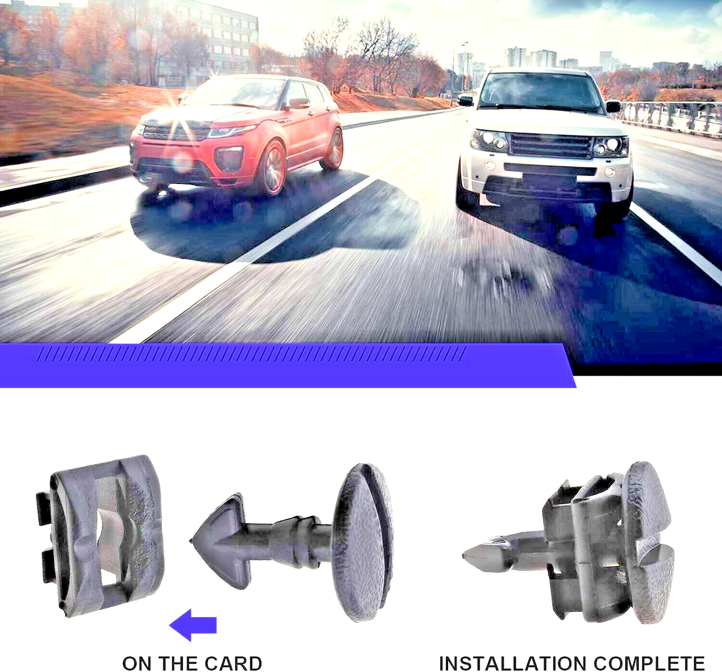 Range Rover Sport Bumper Tow Cover Twist Bolts DYR500010 x215