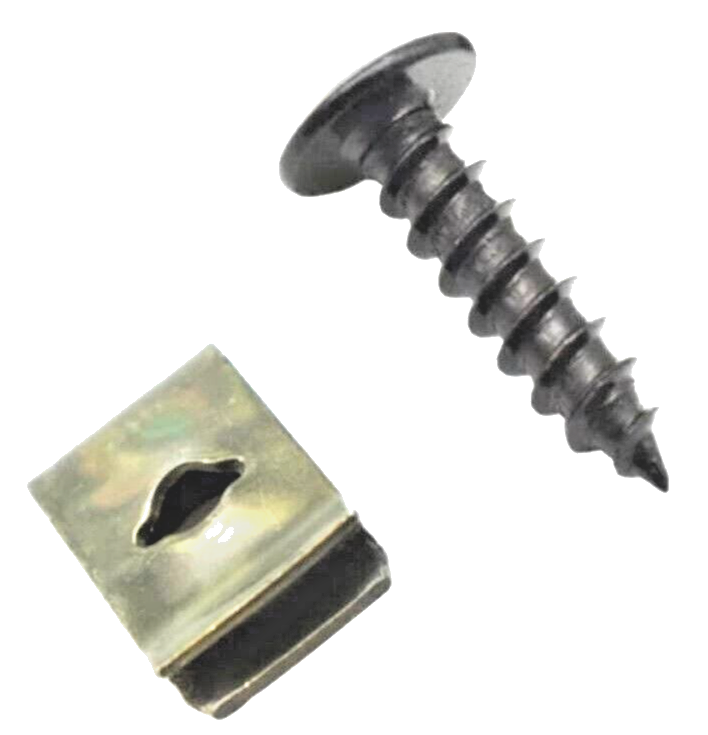 Bodywork Undertray Splashguard Speed Fastener Self Tapping Screws U Clips 10 Set6