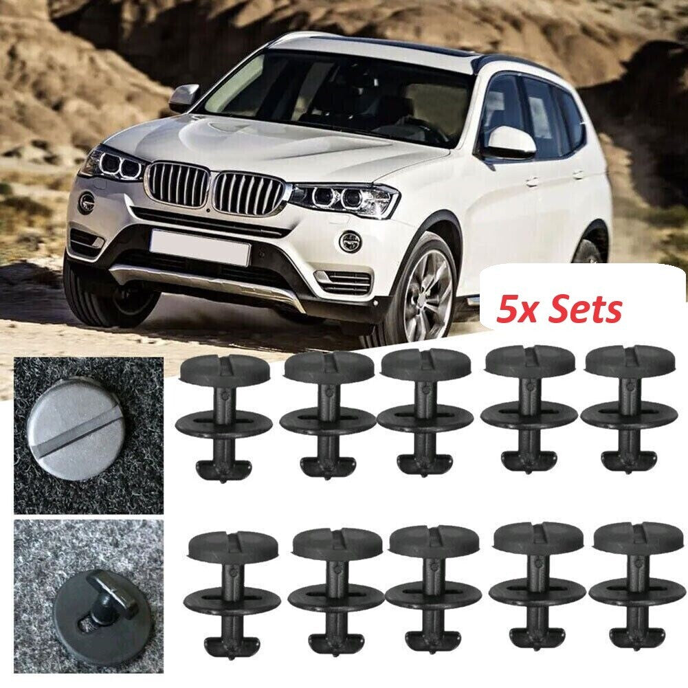 MINI Floor Mat Carpet Twist Clips x5 Compatible with R50,R52,R53 2001-0823