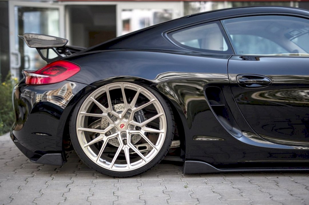 Maxton Design Side Skirts Diffusers — Porsche Cayman Mk2 981C