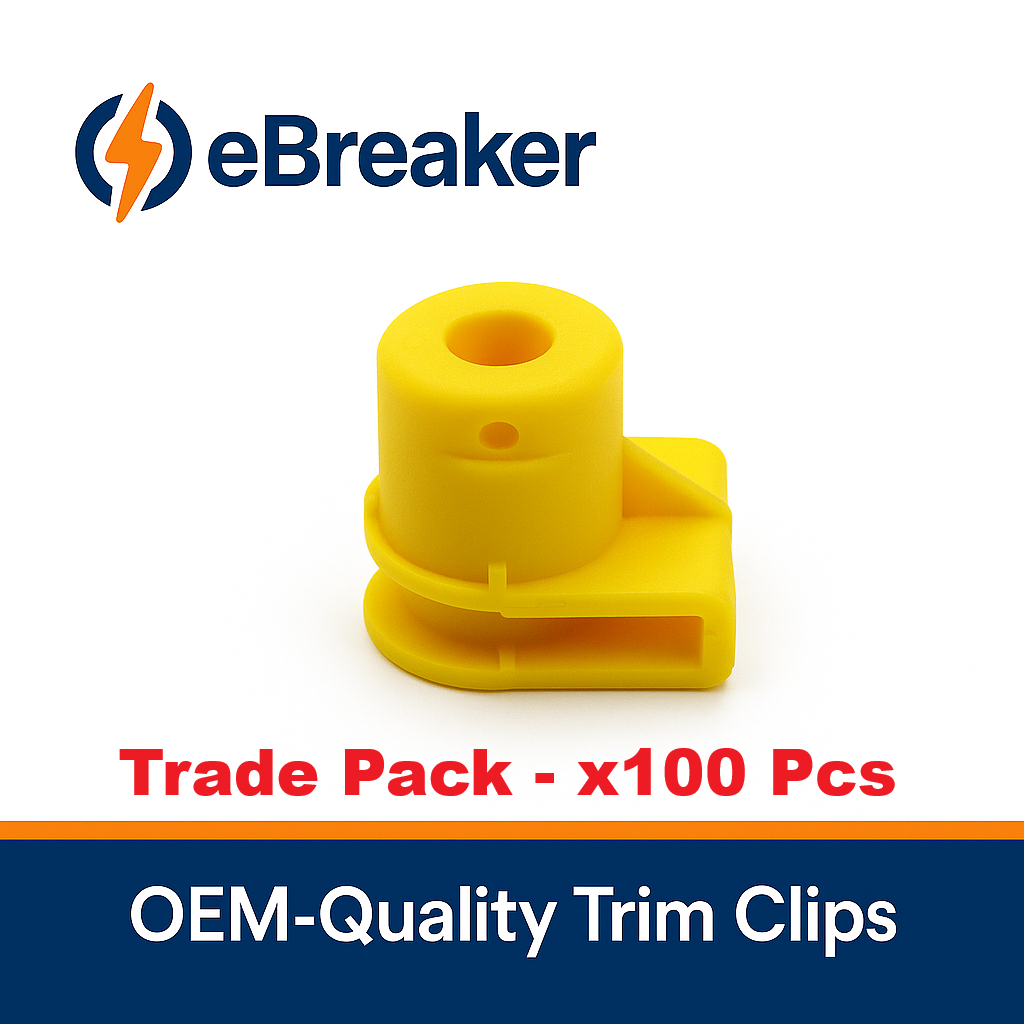 Yellow Bumper & Trim Spire C-Clip Nut - BMW Multi-Brand Fastener 07147212877