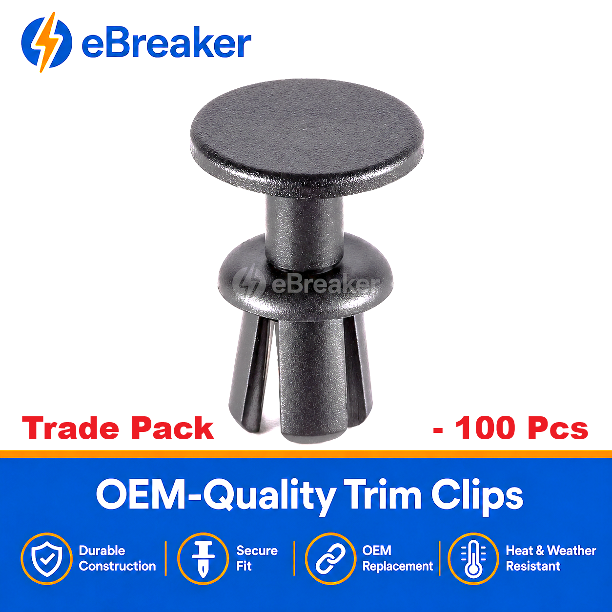 Multi-Brand Push Fit Trim Rivet - VAG Mercedes Peugeot Citroen Fastener N10583501