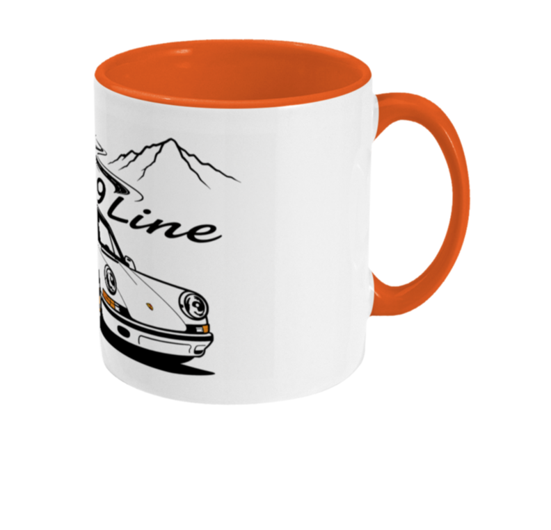 PSR9Line Classic Porsche RS Coffee Mug Nepal Orange Theme