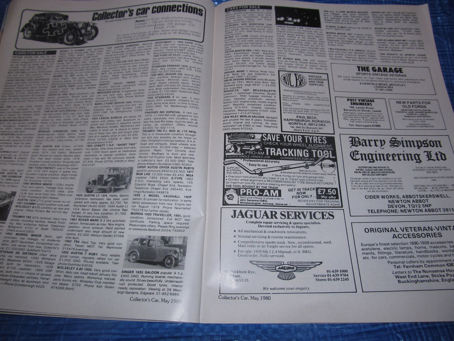 1980 MAY COLLECTORS CAR MAGAZINE / E-TYPE XK150 BRANDS HATCH CITROEN MG #bk110