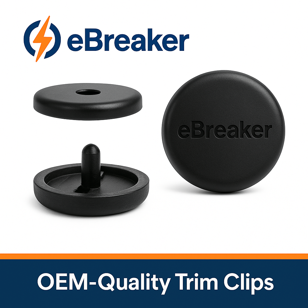Universal Seat Belt Buckle Stopper Button - Black 5 Sets