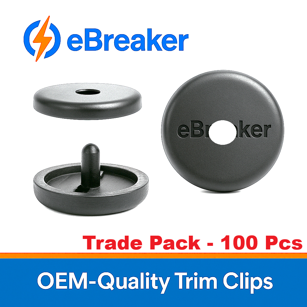Universal Seat Belt Buckle Stopper Button Clip - Black