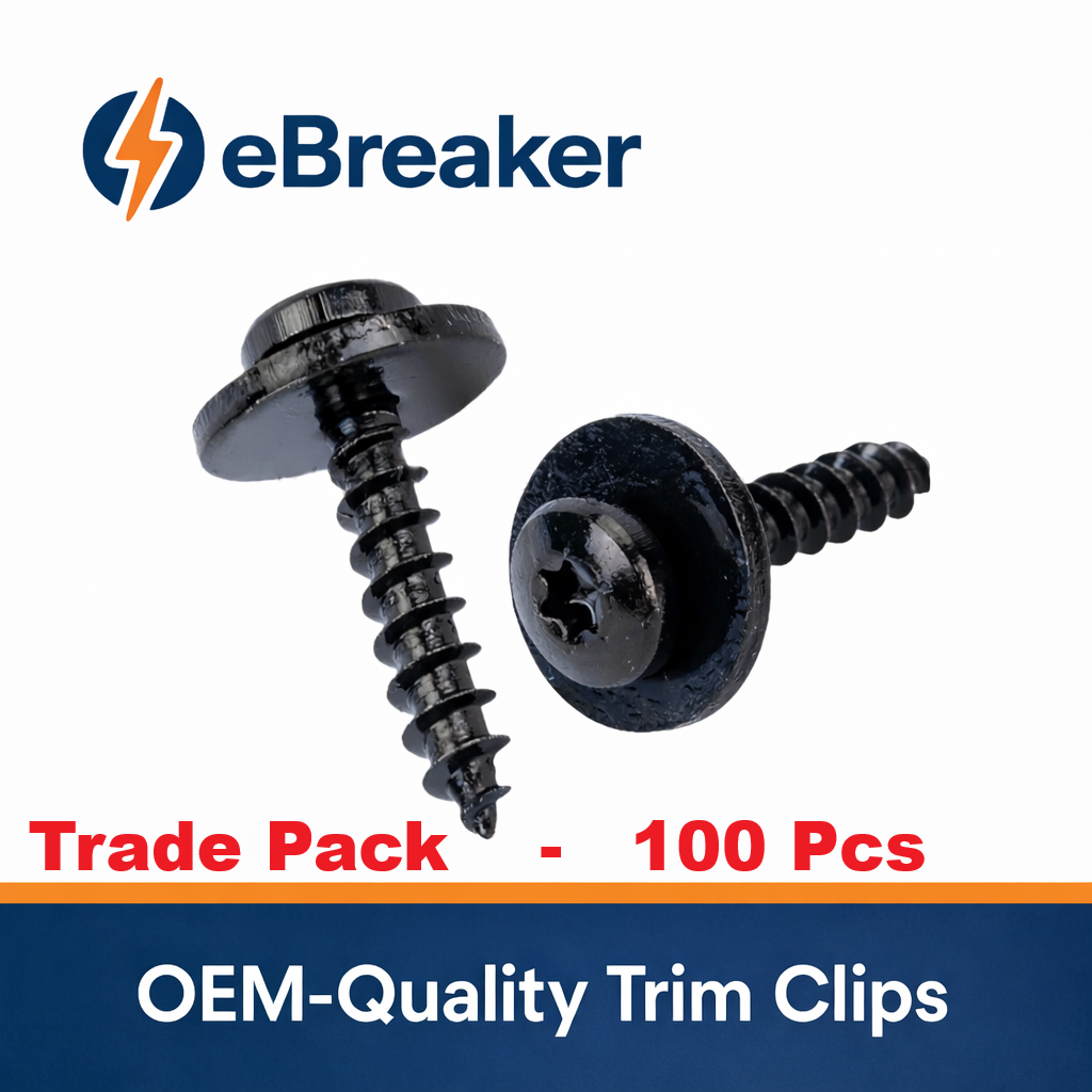 M5 T20 Torx Self Tapping Trim Panel Screw - 28mm with Captive Washer