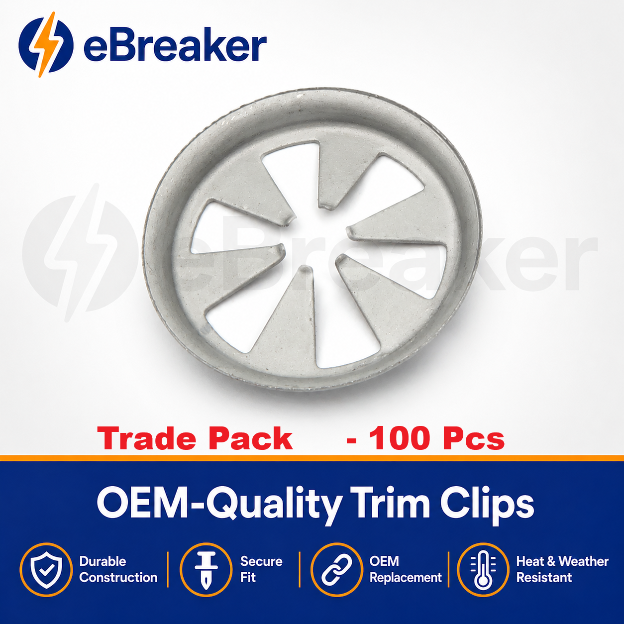 Ford Under Bonnet Insulation Star Lock Washer Clips 1462015