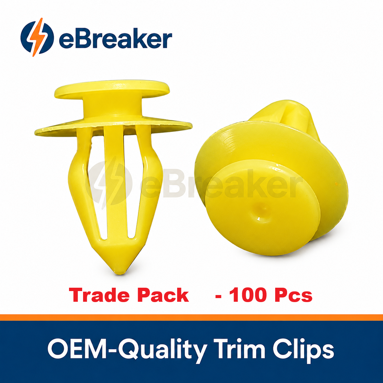 Yellow Door Card & Interior Trim Panel Clip - VAG Ford Land Rover - 7M0867299K