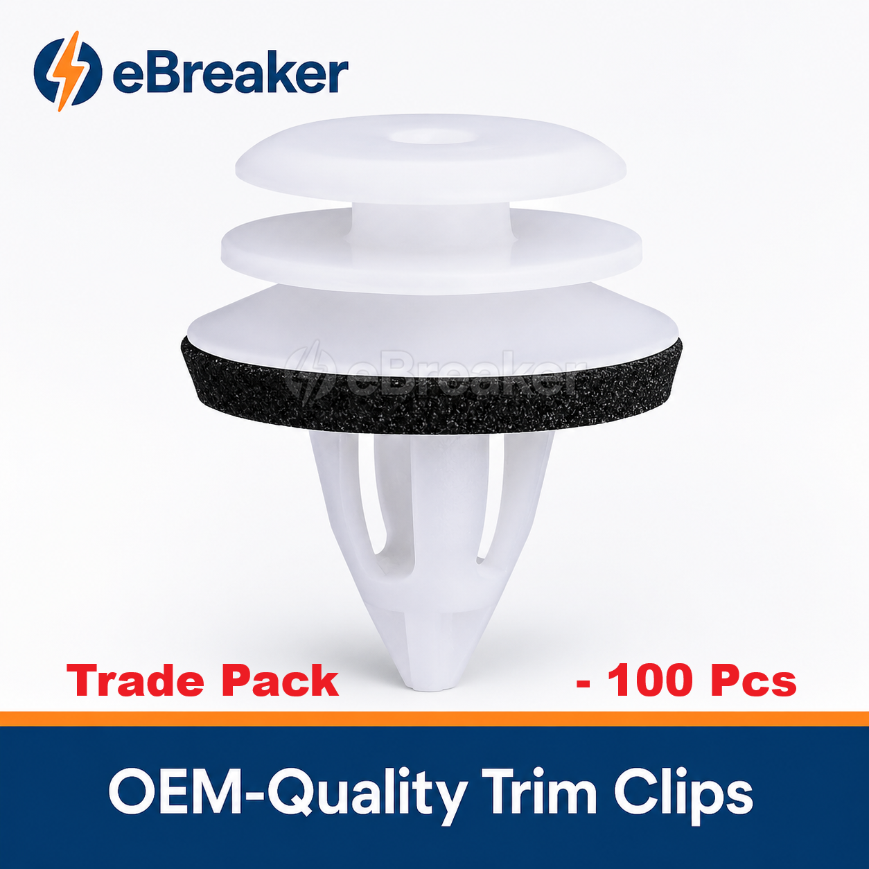 White Interior Trim Clips BMW MINI - 51437001491