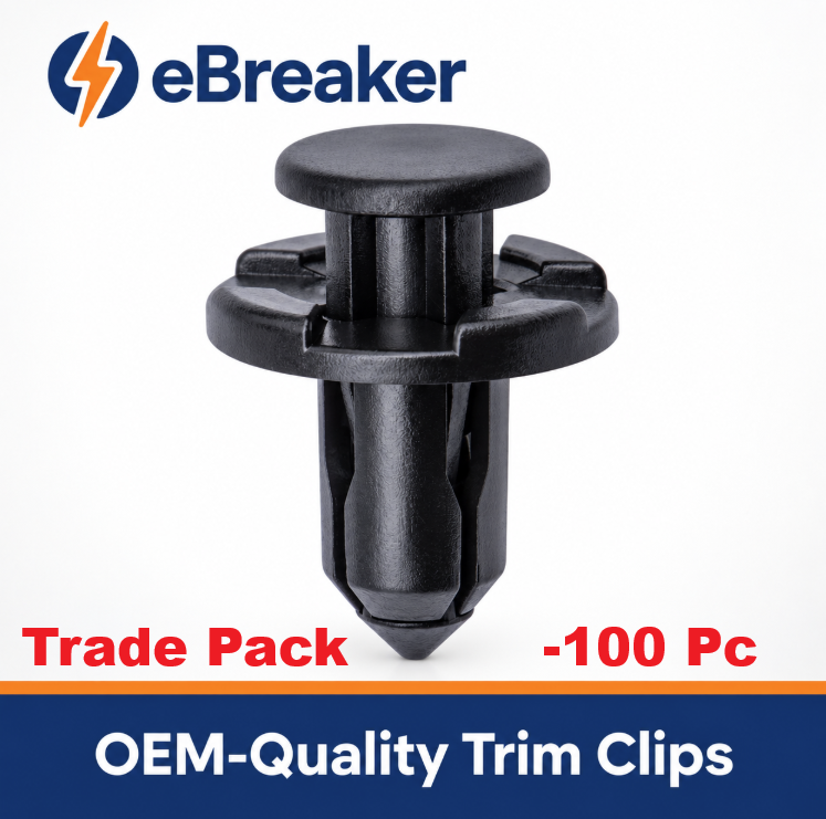 Trade pack of 100 Subaru 909140007 equivalent trim clips