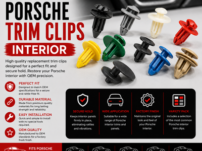 Porsche Trim Clips Interior
