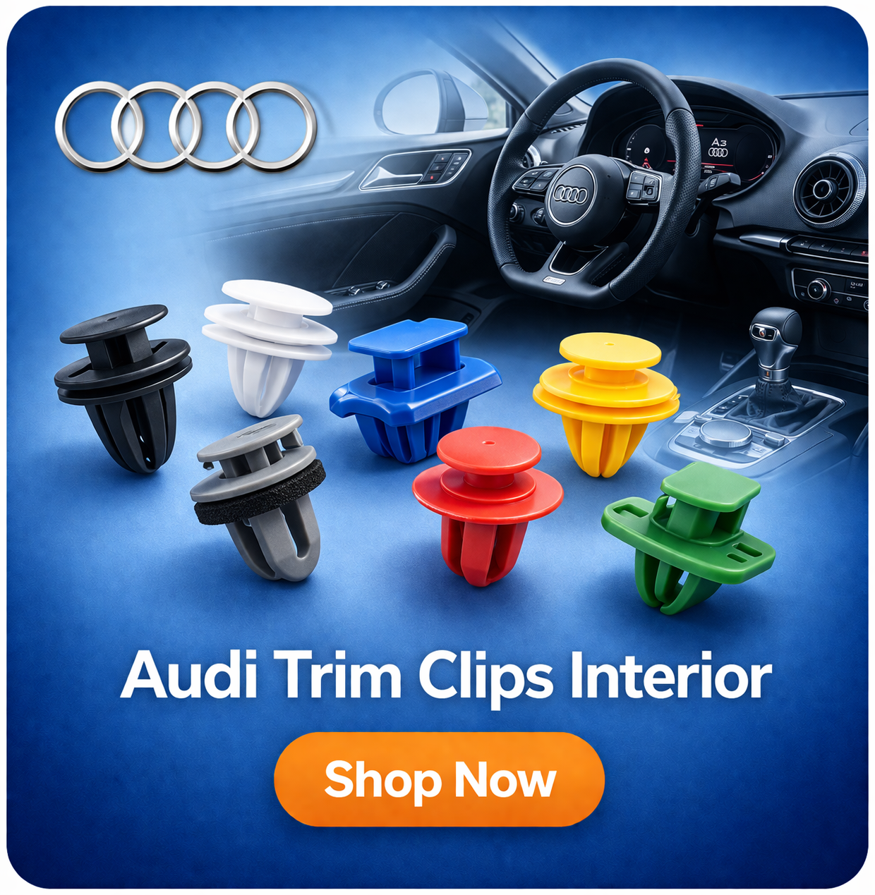 Audi Trim Clips Interior – PSR9Line