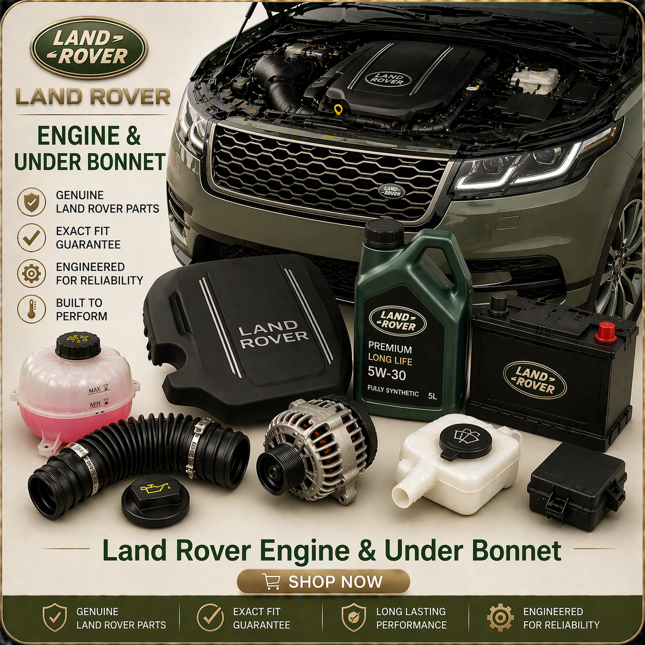 Land Rover Engine & Under Bonnet – PSR9Line