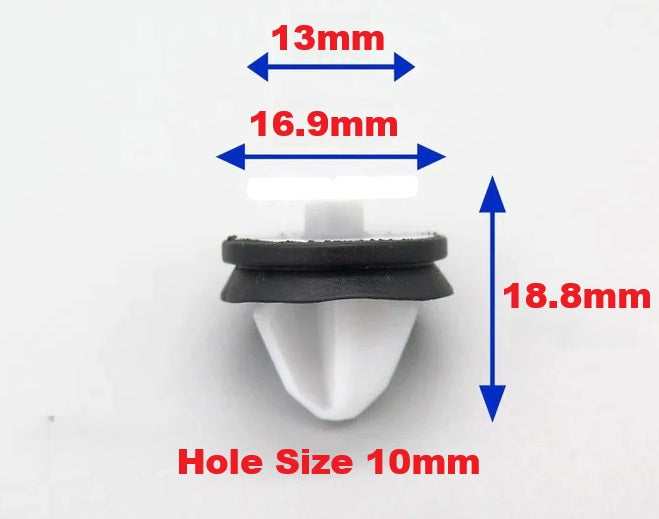 Land Rover Range Rover White Trim Clips - Freelander Evoque Discovery Sport LR006101