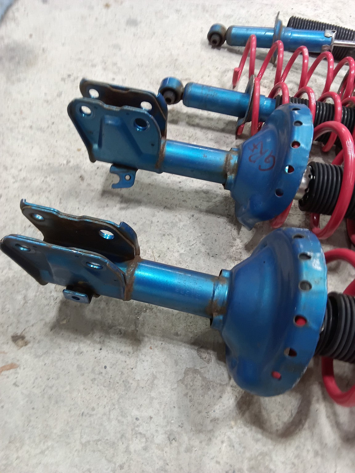CUSCO Performance Suspension Set Subaru Impreza WRX STI GRB GRF GVB GVF – STI Springs – Used / Fault