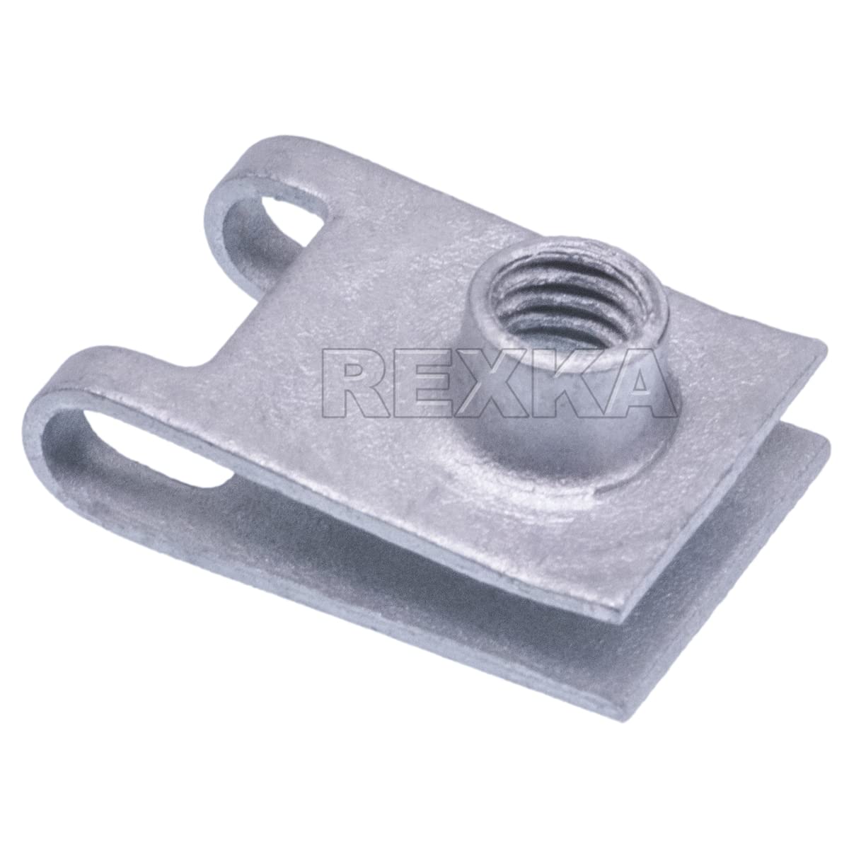M6 Galvanised Spire Nut C-Clip - Underbody Shield & Trim Panel Fastener