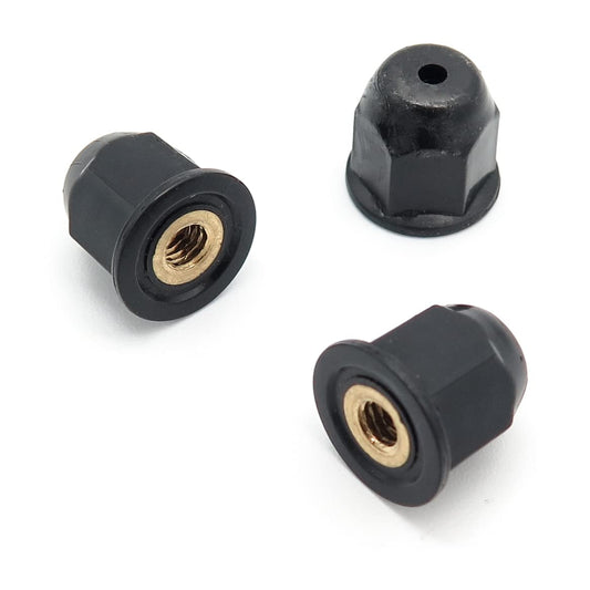 MINI M4 Plastic Coated Brass Trim Nut - 07130702715 / Honda 75307-SN7-000