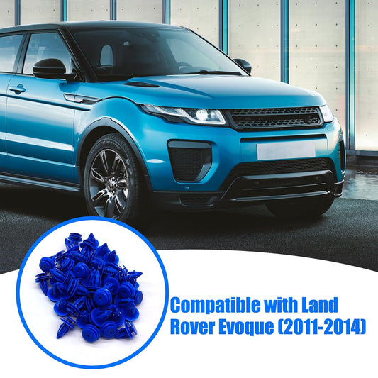 Blue Interior Trim Panel Clip - BMW MINI Land Rover Jaguar - 07147129317 LR027255