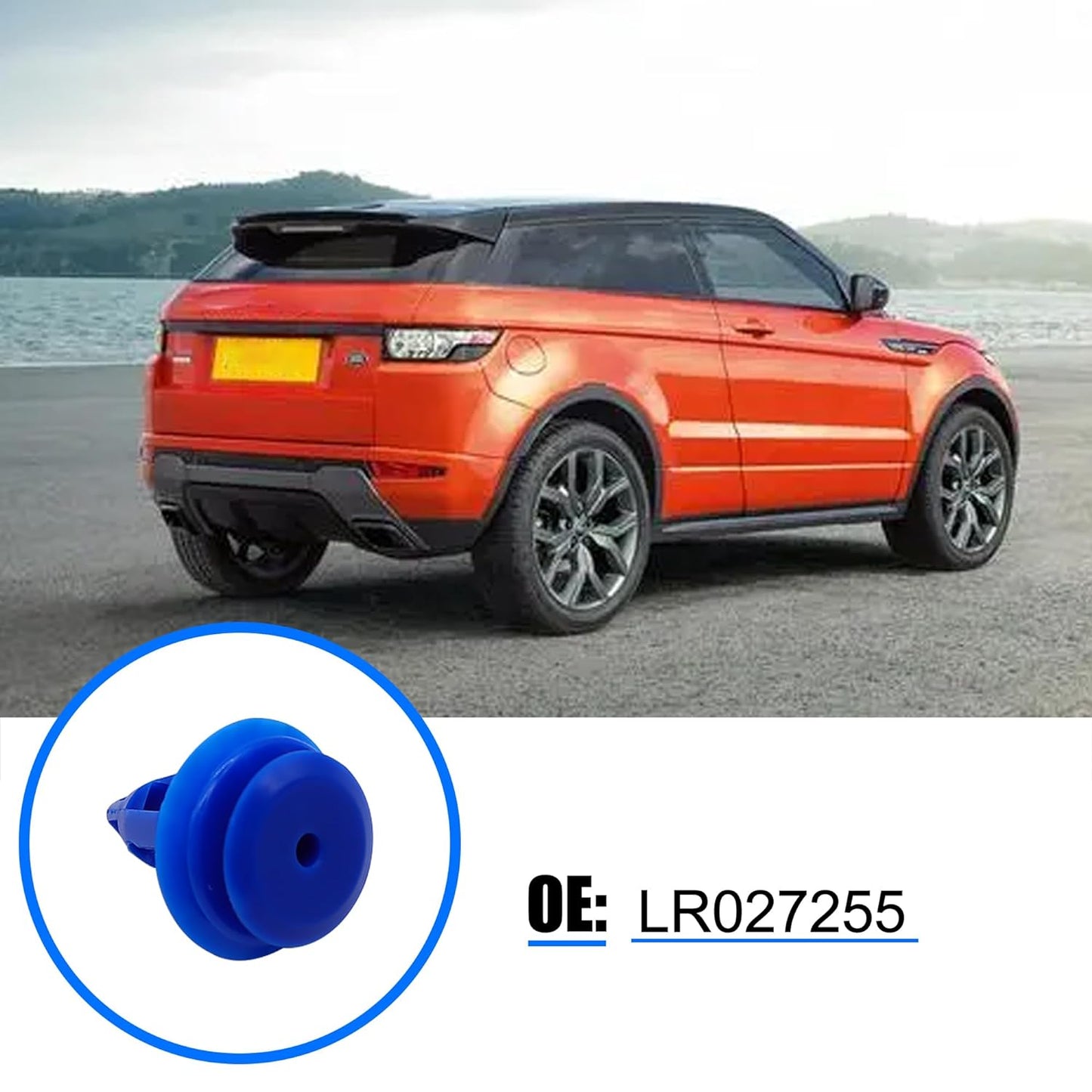 Blue Interior Trim Panel Clip - BMW MINI Land Rover Jaguar - 07147129317 LR027255