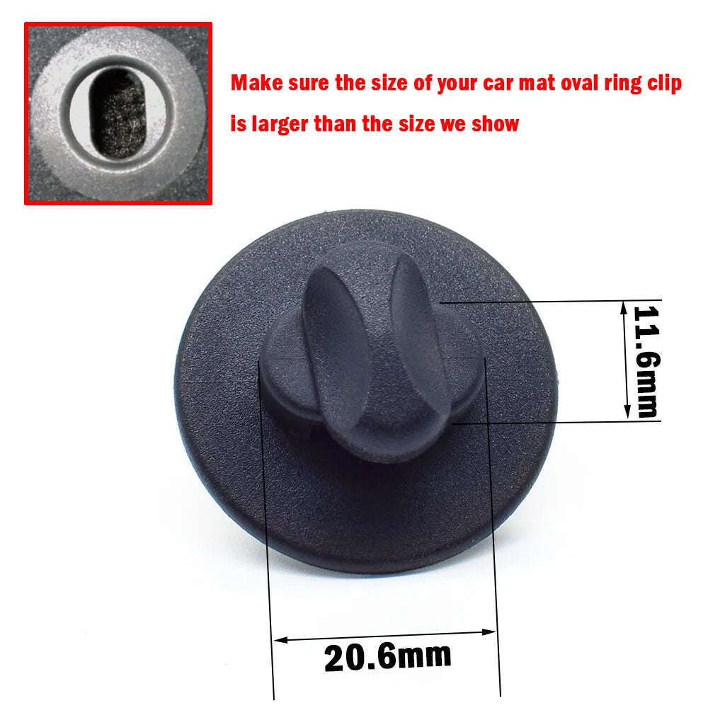 Floor Mat Carpet Twist Lock Fastener VW Audi Skoda SEAT - 3D0864851