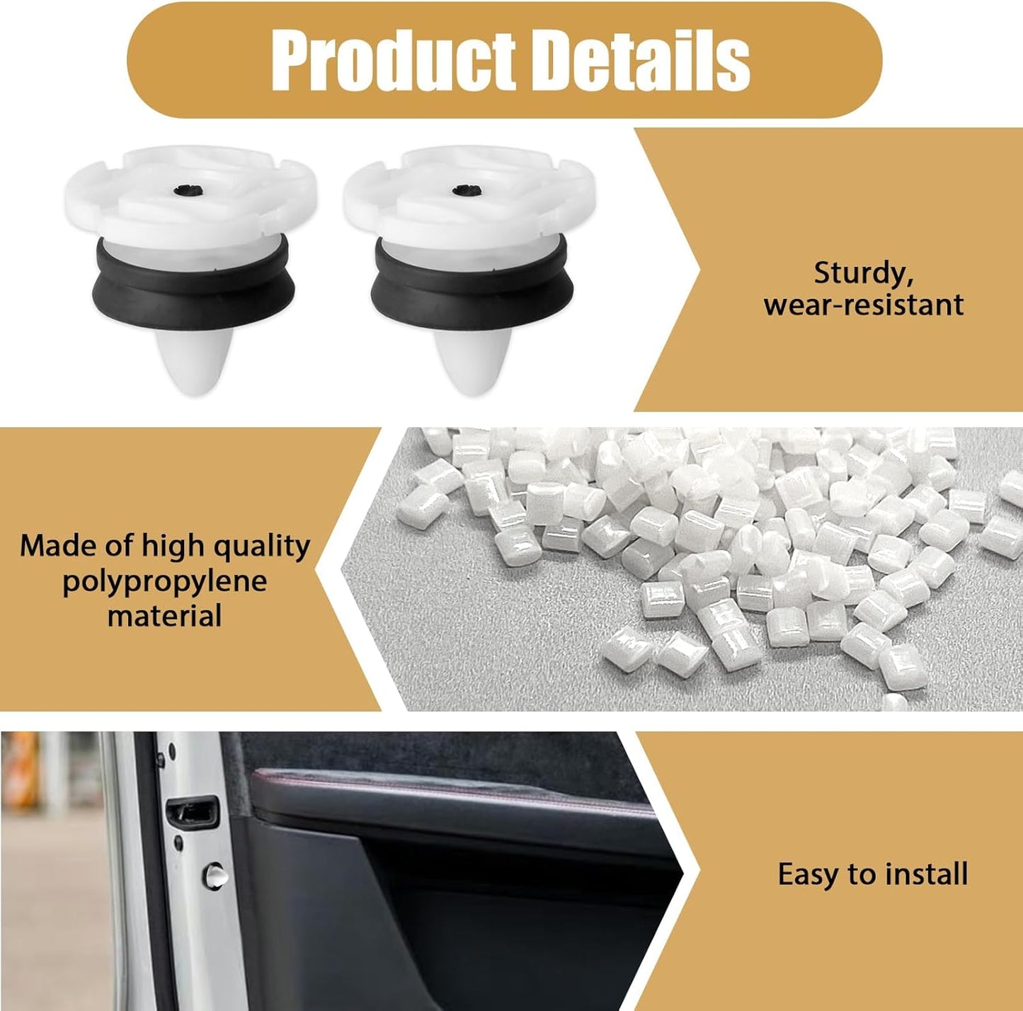 Door Card Trim Panel Clip - 7703077476 9345ZN