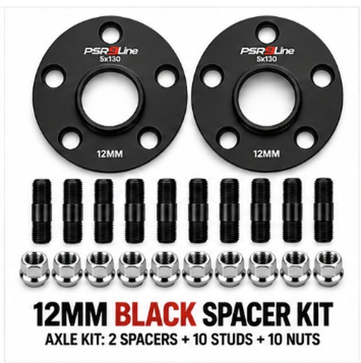 Porsche Complete Wheel Spacer Kit with 90mm Screw-In Stud Conversion & R14 Nuts – PSR9Line