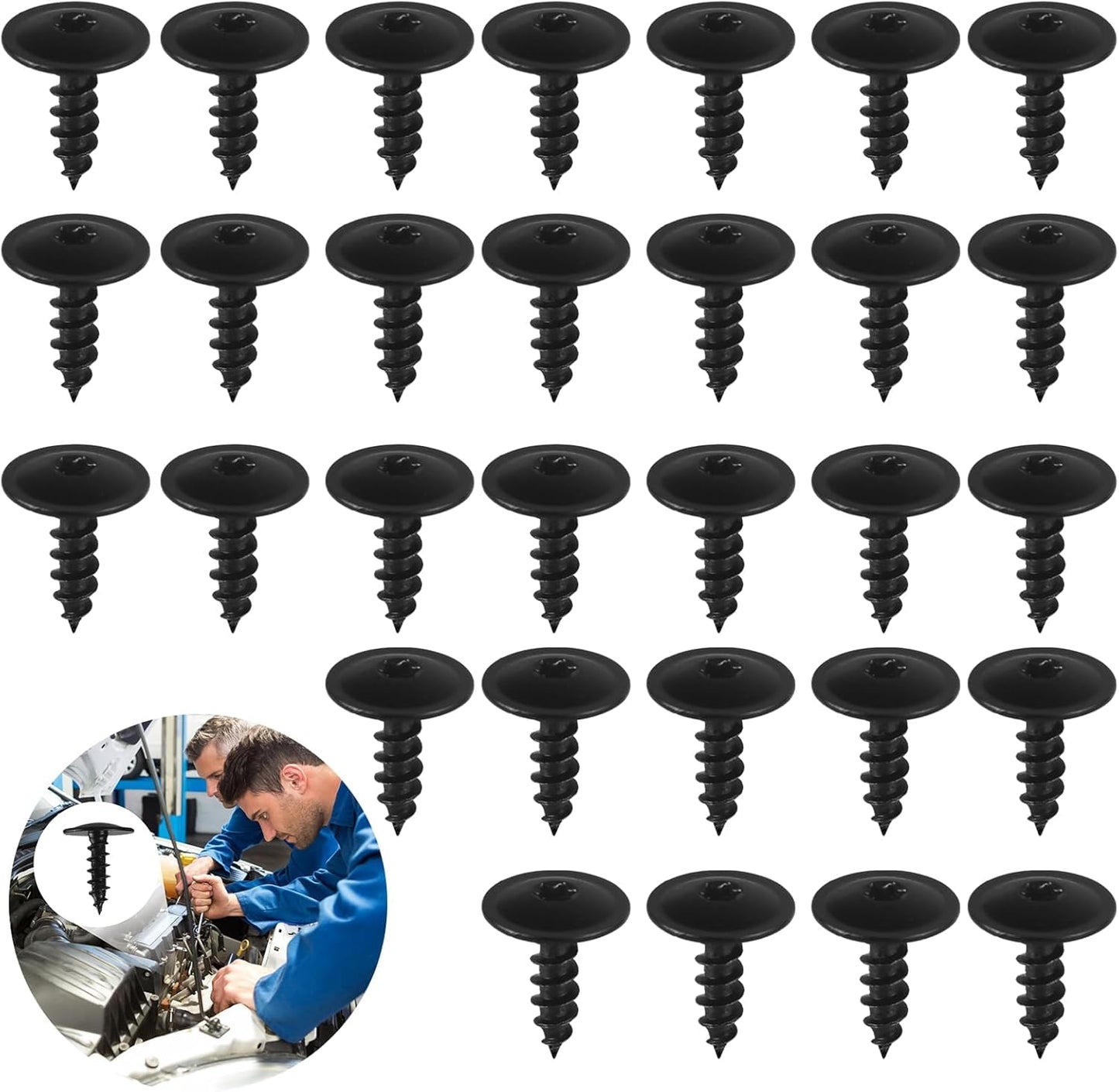 Kia Hyundai M5 Flange Head Self Tapping Trim Screw 1249305167E