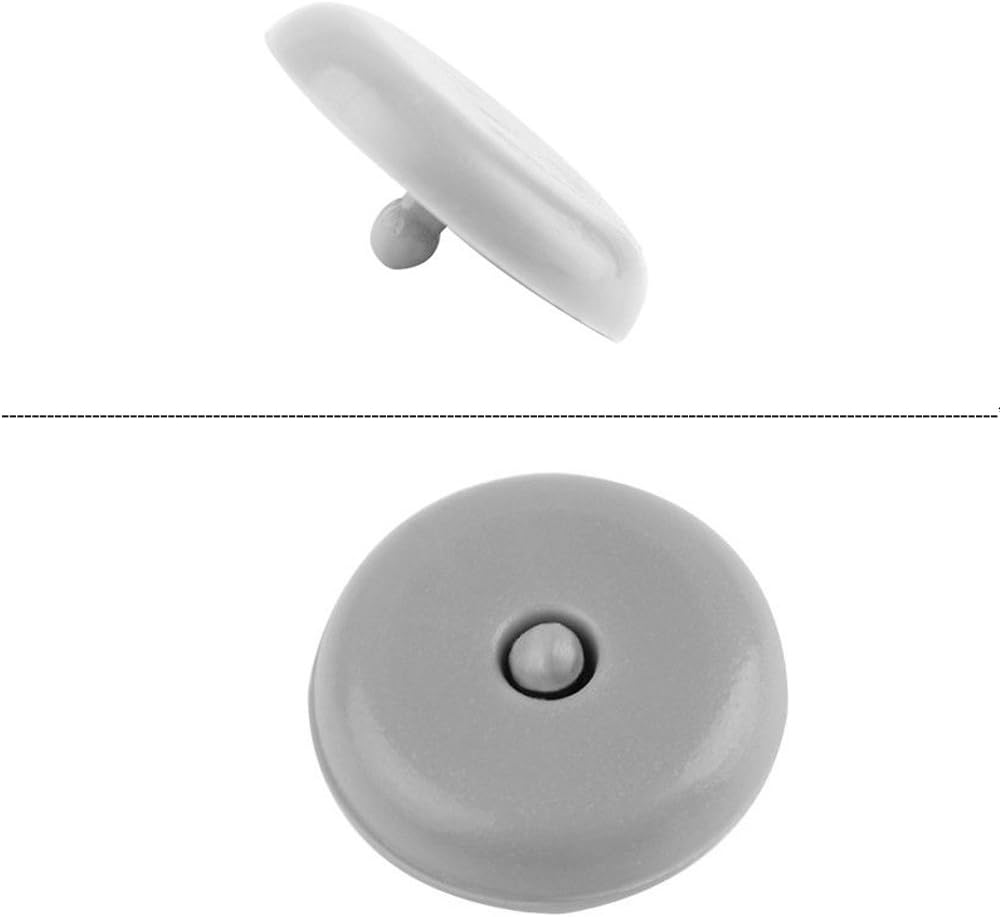 Universal Seat Belt Buckle Stopper Button - Black 5 Sets