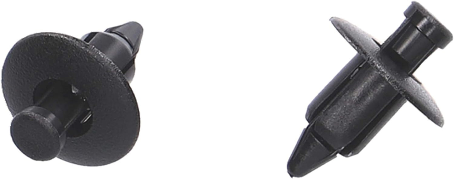 6mm Motorcycle Fairing Rivet Clips - Honda Yamaha Suzuki Kawasaki Trim Fasteners