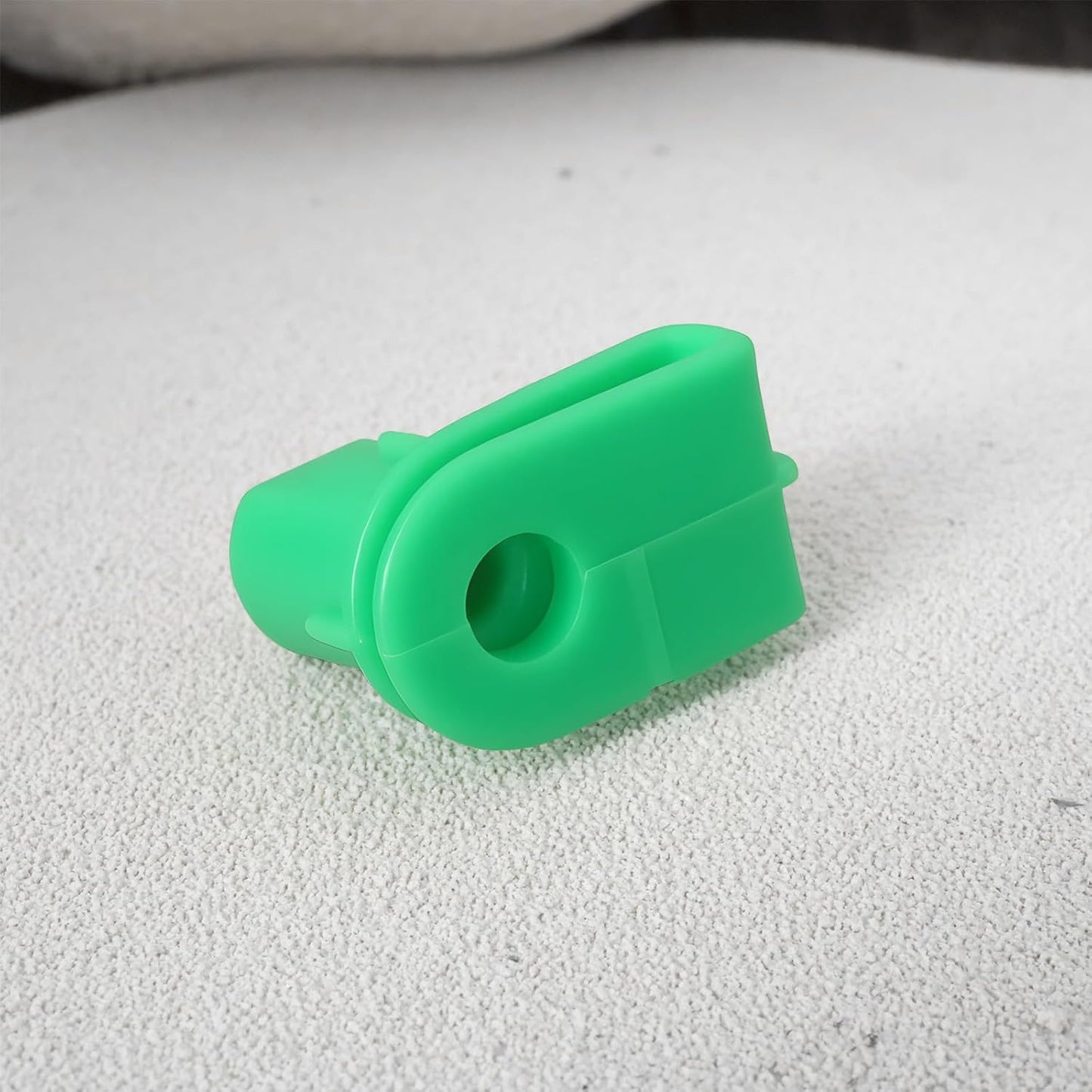 Green Plastic Spire C-Clip - Bumper & Trim Panel Fastener