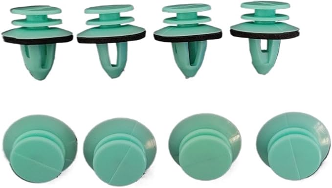 Clips de garniture de porte isolés verts Mercedes Renault Skoda A0079889978 7701057716