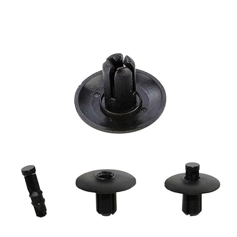 Audi Push Fit Rivet Trim Clip 6mm Black - 4D0807300