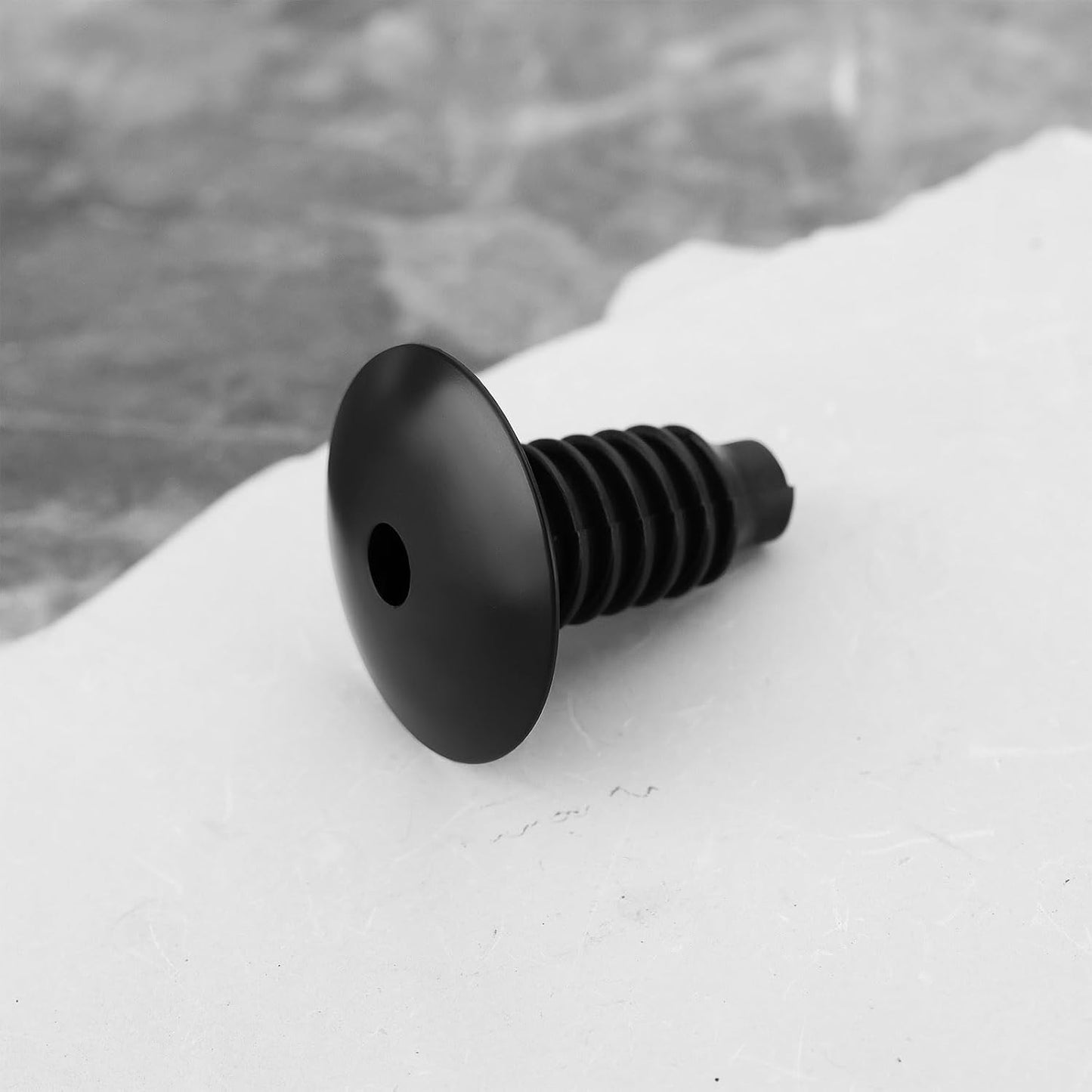 Universal 8mm Fat Fir Tree Push Fit Trim Clip - Black Panel Fastener