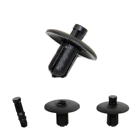 Audi Push Fit Rivet Trim Clip 6mm Black - 4D0807300